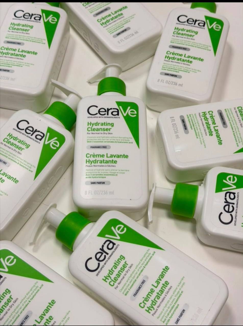 ژل شستشو و آبرسان سراوی Cerave پوست نرمال تا خشک