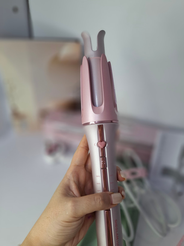 دستگاه کرلی صورتی شیگلم سایز 25