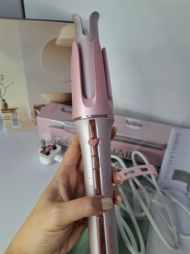 دستگاه کرلی صورتی شیگلم سایز 25