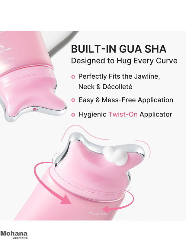 کرم ضد چروک گردن کلاژن و PDRN مدی کیوب مدل Gua Sha